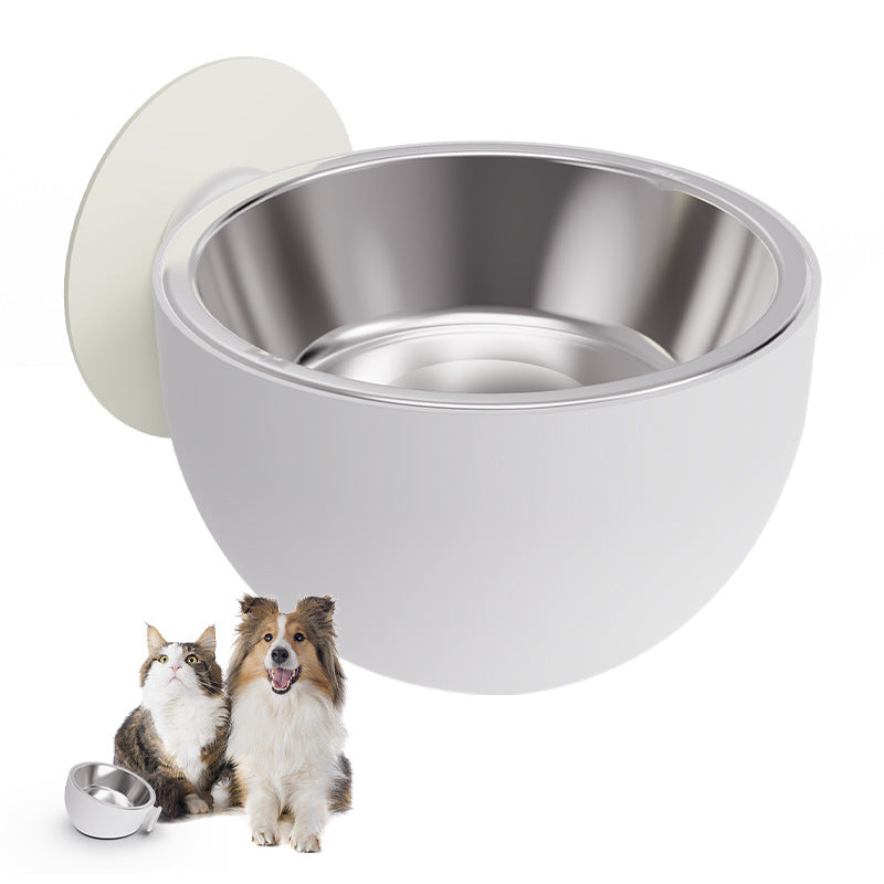 Magnetic Pet Bowl Feeder – Anti-Slip Feeding Bowl for Cats & Dogs