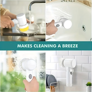Electric Spin Scrubber - Powerful Cordless Cleaning Brush