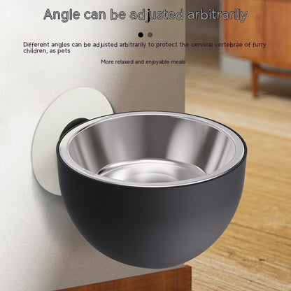 Magnetic Pet Bowl Feeder – Anti-Slip Feeding Bowl for Cats & Dogs