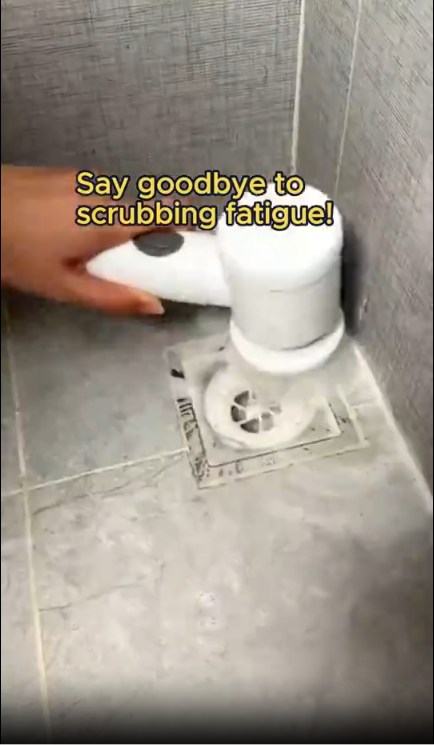 Electric Spin Scrubber - Powerful Cordless Cleaning Brush