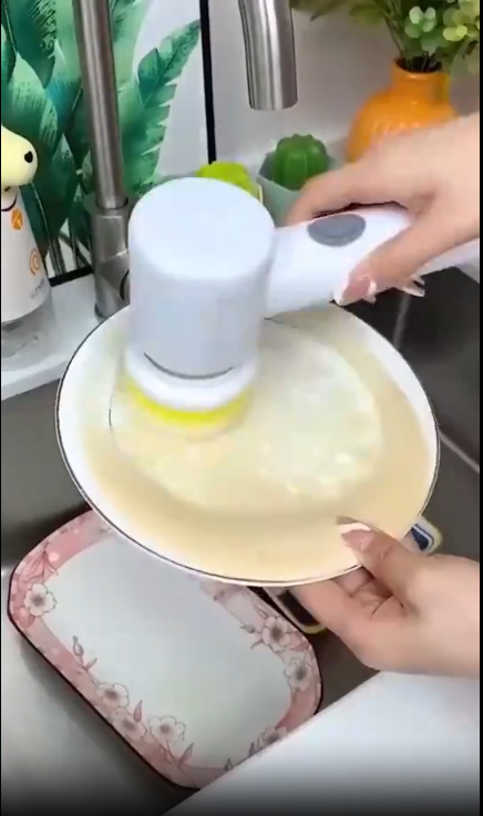 Electric Spin Scrubber - Powerful Cordless Cleaning Brush