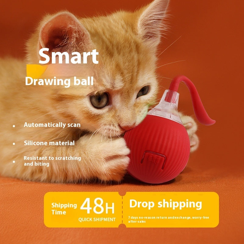 Interactive Cat Rolling Ball – Smart Automatic Toy for Active & Happy Cats