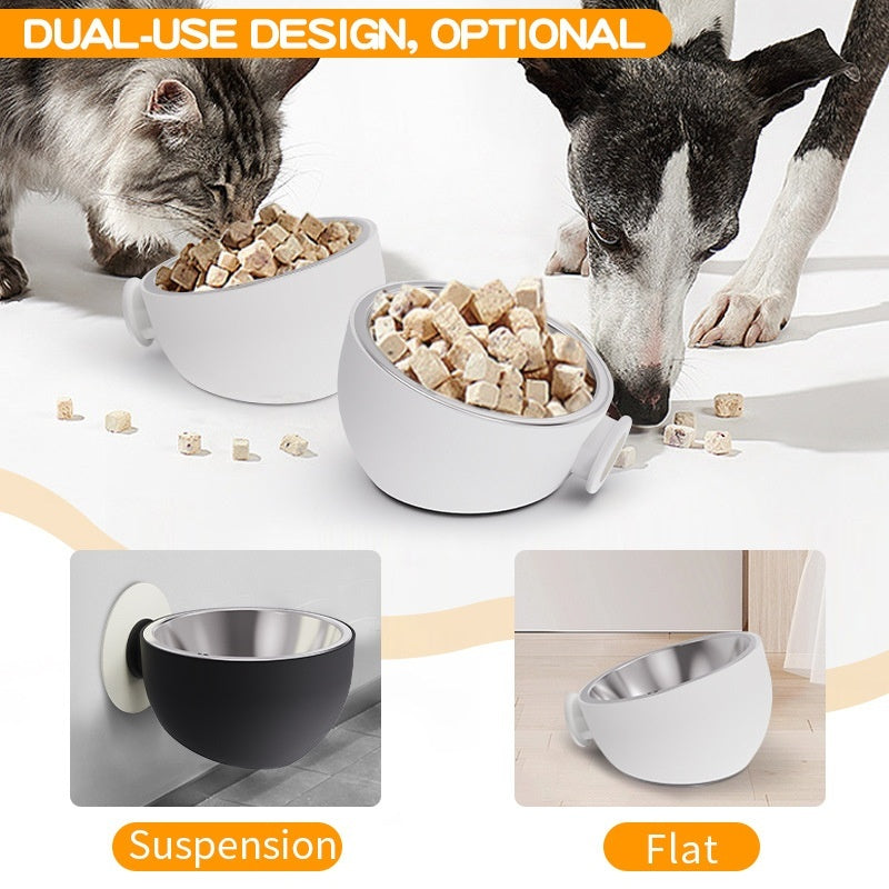 Magnetic Pet Bowl Feeder – Anti-Slip Feeding Bowl for Cats & Dogs