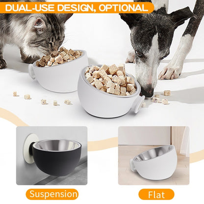 Magnetic Pet Bowl Feeder – Anti-Slip Feeding Bowl for Cats & Dogs