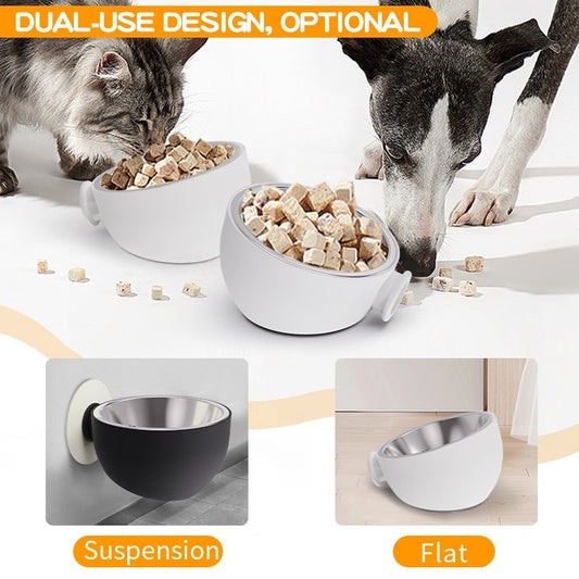 Magnetic Pet Bowl Feeder – Anti-Slip Feeding Bowl for Cats & Dogs
